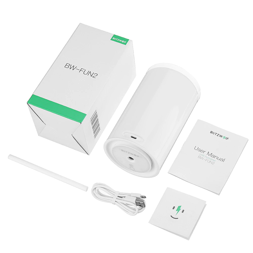 Umidificator BlitzWolf BW-FUN2 cu Lampa Veghe - imagine 4