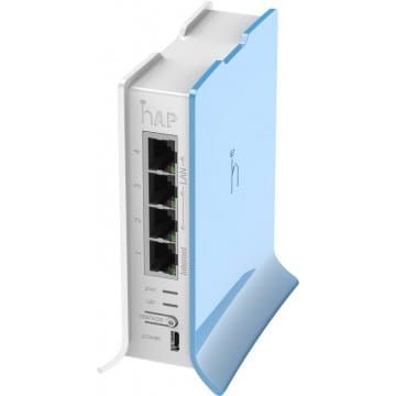 Router Wireless MikroTik hAP Lite - 300Mbps, 4 Porturi LAN - imagine 2