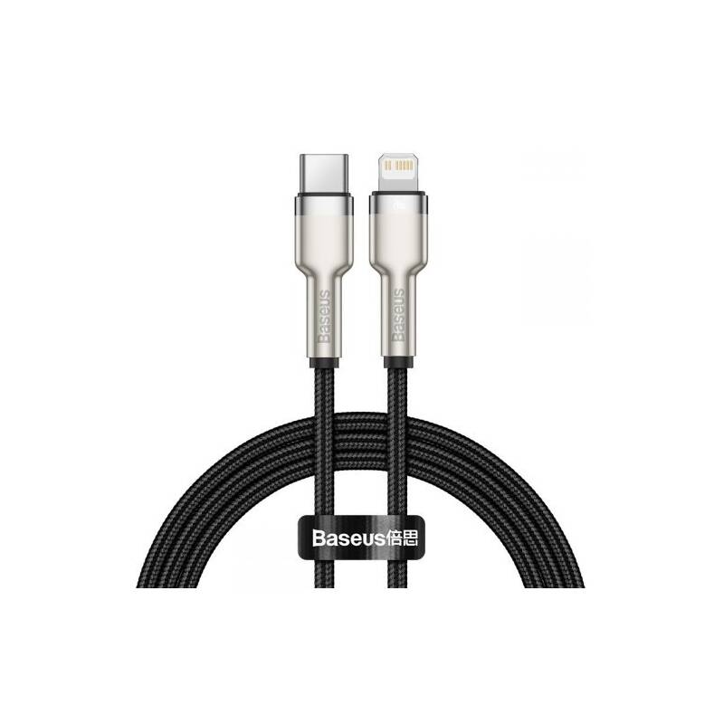 Cablu Lightning Baseus Cafule Metal 2m - Încărcare Rapidă 20W