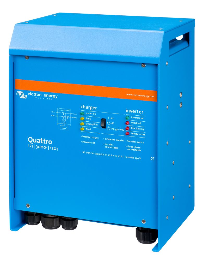 Invertor Victron Quattro 12V 3000VA 120A - Sistem Complet - imagine 4