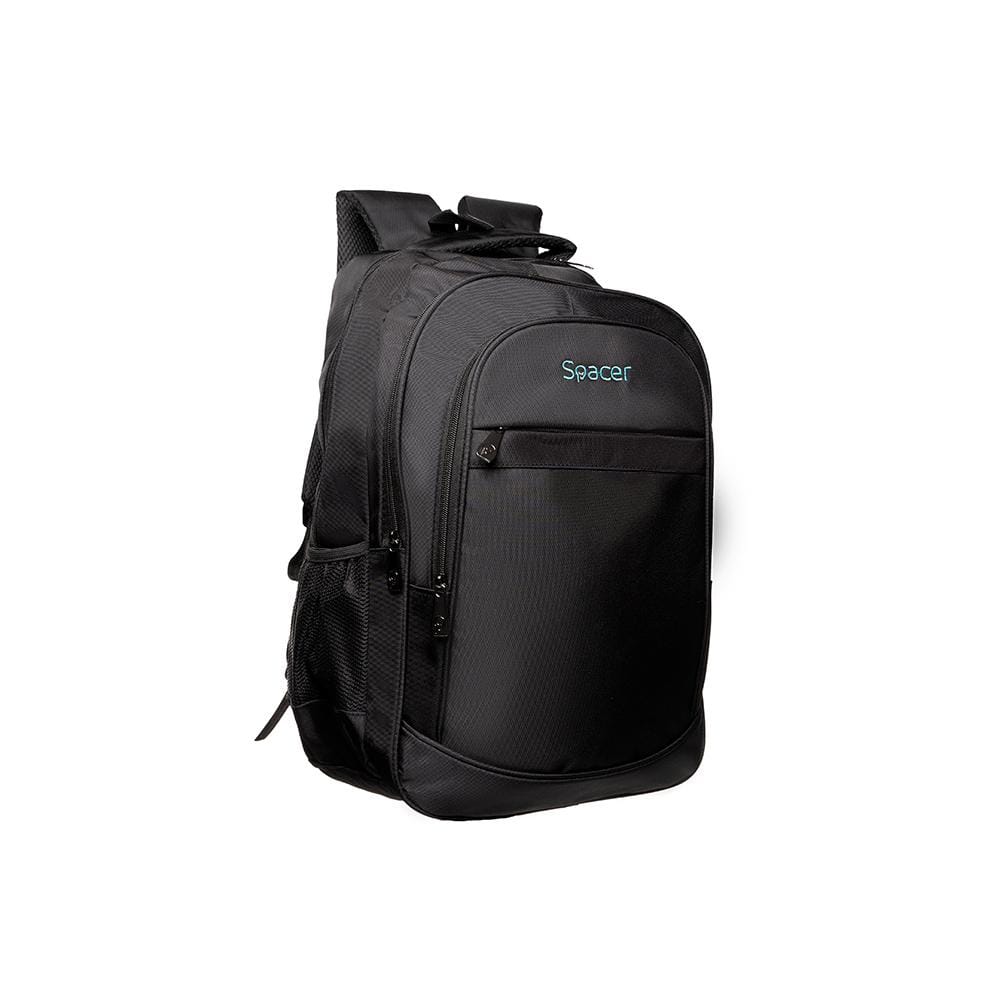 Rucsac Spacer Chicago 17" Waterproof - Negru, 3 Compartimente - imagine 3