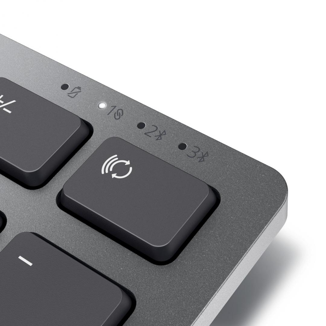 Tastatură Wireless Dell KB700 Multi-Device Titan Grey - imagine 6