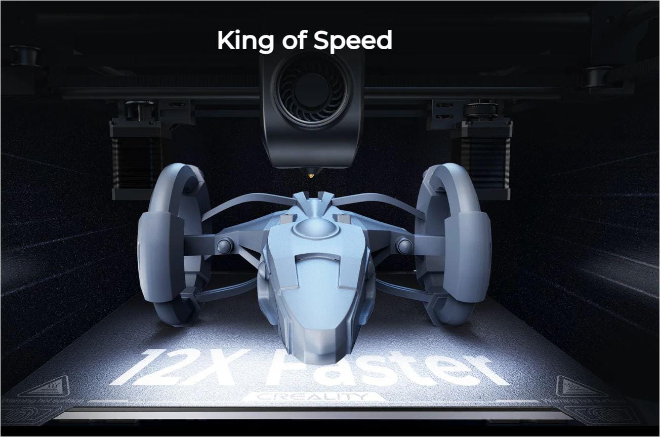 Imprimanta 3D Creality K1 - Viteză 600mm/s, Auto Leveling - imagine 6
