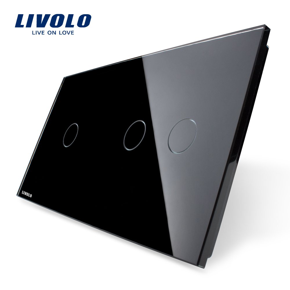 Panou Touch Livolo Sticlă Intrerupător Simplu+Dublu - imagine 7
