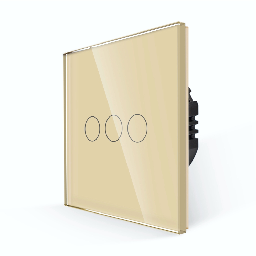 Intrerupator Triplu Touch Sticla LUXION, 500W - imagine 17