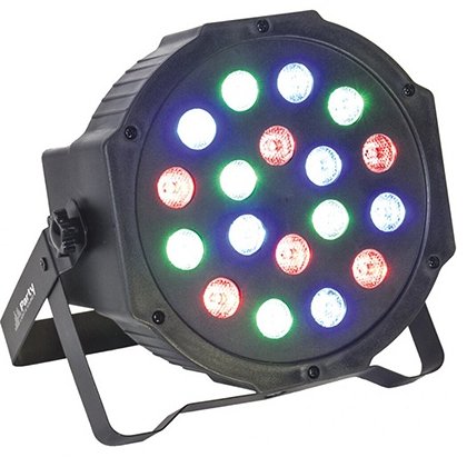 LED Par RGB Party 18x1W, DMX, Control Muzică