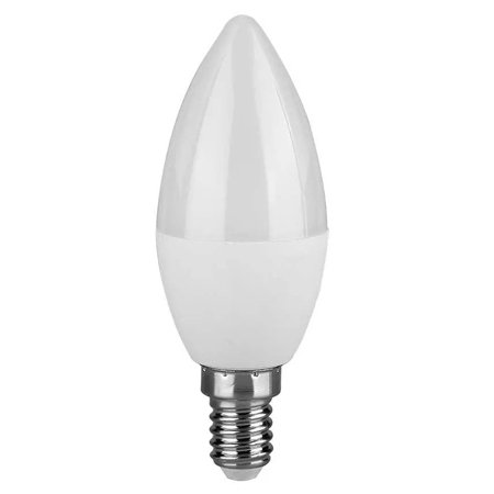 Bec LED E14 3.7W 3000K V-TAC, Alb Cald