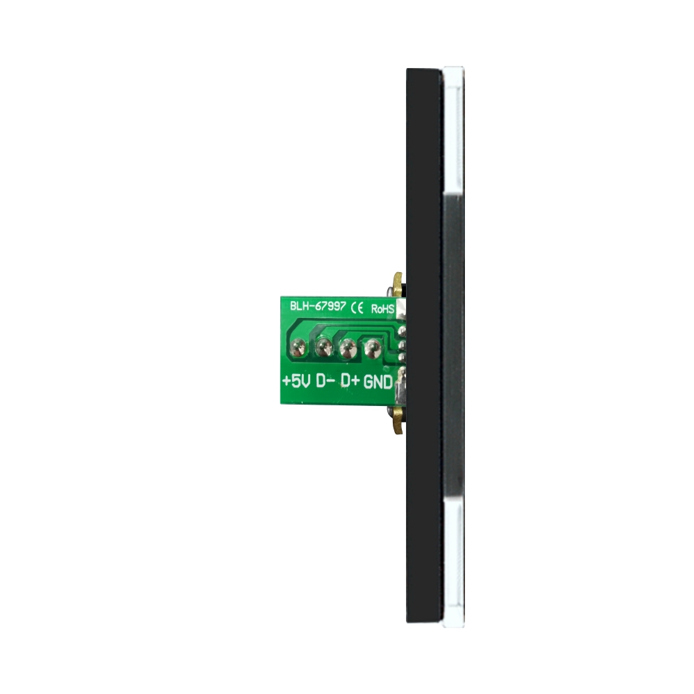 Priza USB + Blank Rama Sticla LUXION, Alba - imagine 9