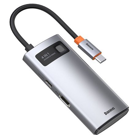 Adaptor Baseus 4in1 USB-C HDMI USB 3.0 PD
