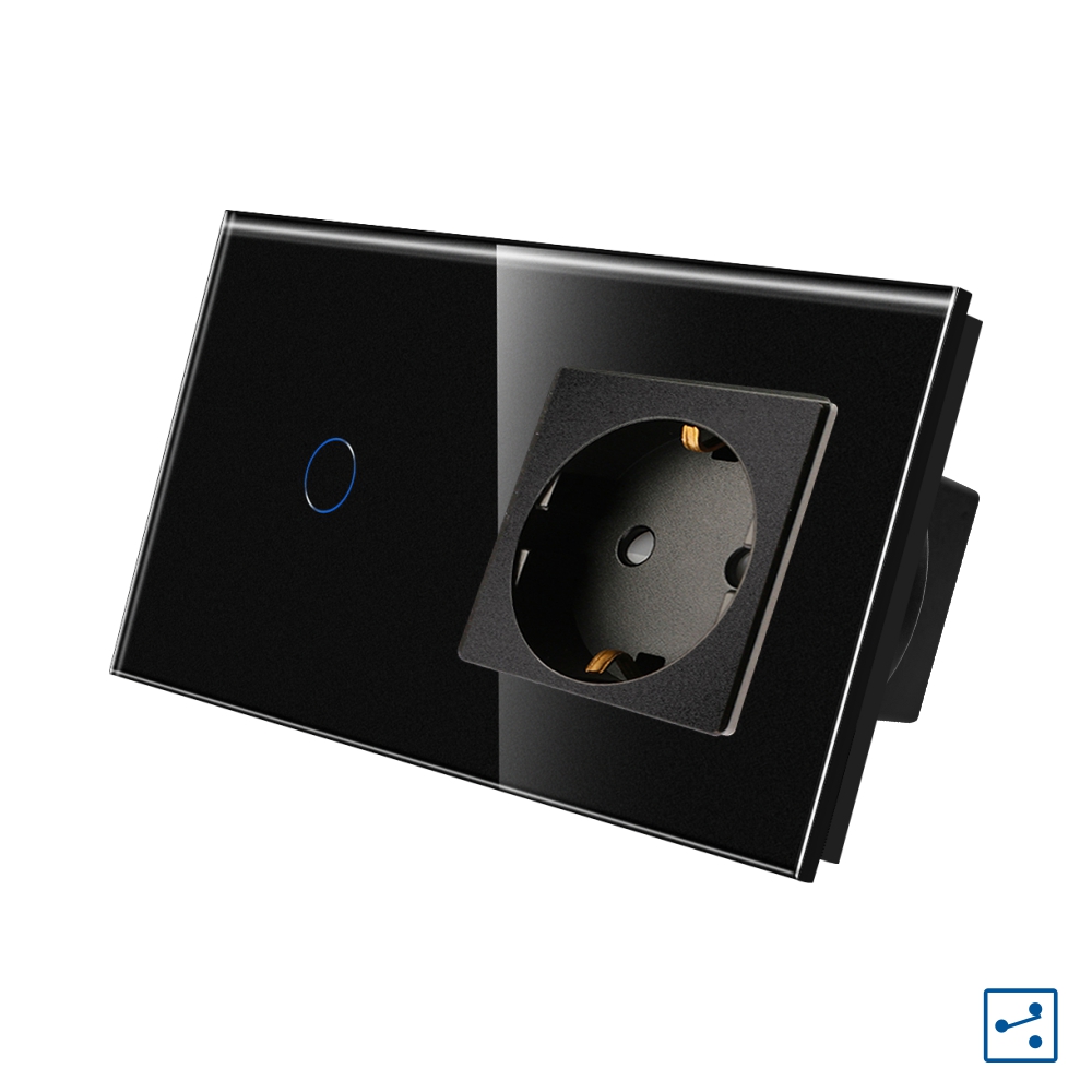 Intrerupator & Priza LUXION Sticla, Design Premium - imagine 5