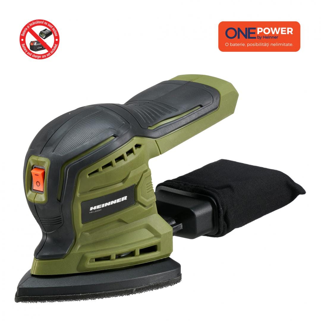 Șlefuitor 18V One Power by Heinner - 1200 OPM, Fără Baterie - imagine 5