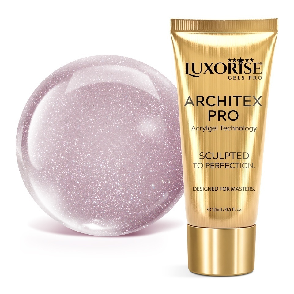 Polygel LUXORISE ARCHITEX PRO - Atelier Rosé Collection, Rose Brilliance, 15ml