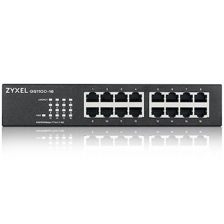 Switch ZYXEL GS1100-16 Gigabit 16 Porturi - Rețea Profesională - imagine 3