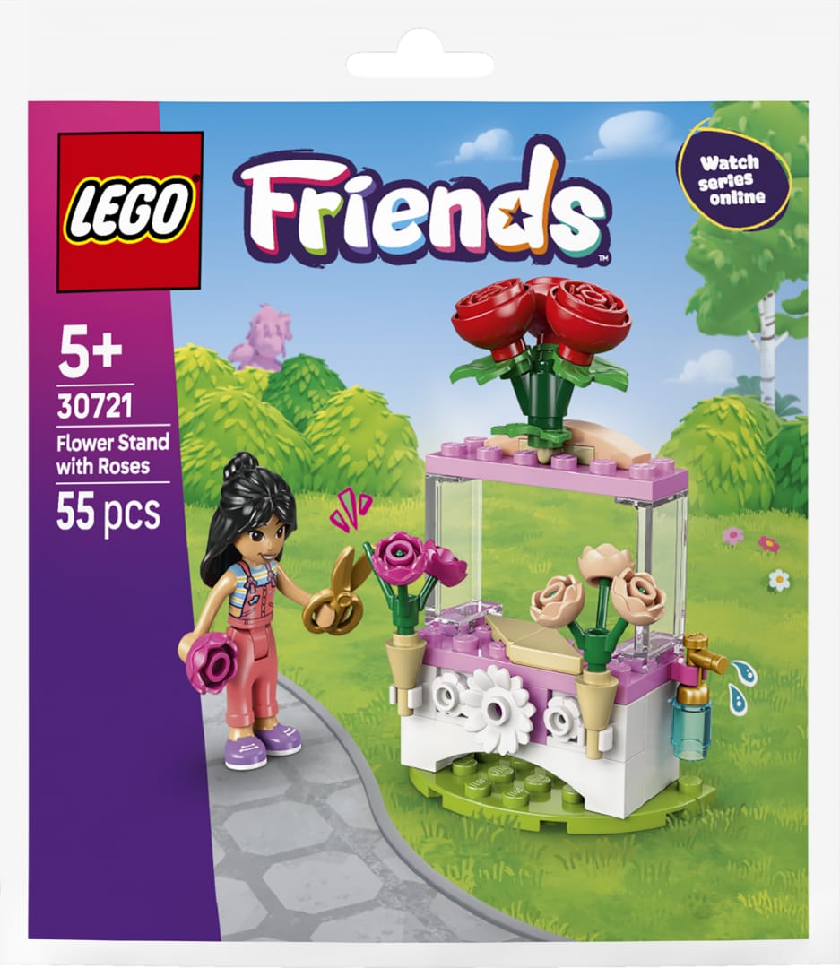 LEGO 30721 Stand cu Trandafiri - Set Creativ pentru Copii - imagine 2