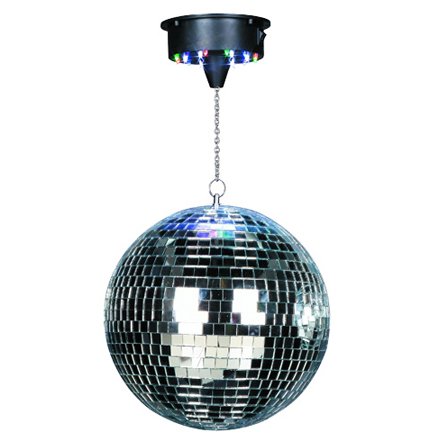 Glob disco Ibiza Light DISCO1-30 30 cm cu motor, 18 LED RGBW