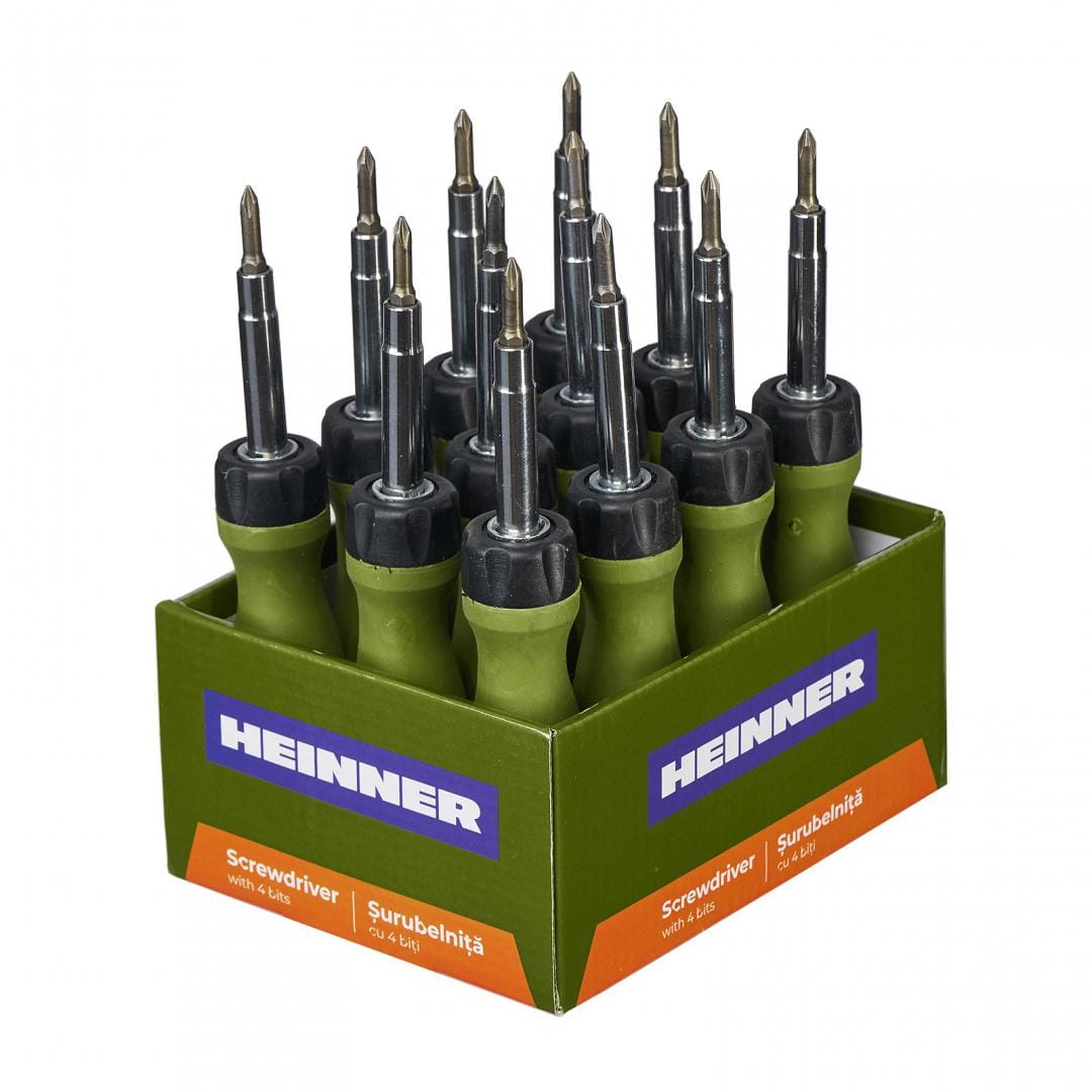 Surubelnita cu 4 Biti 75mm - Set Compact Multifunctional - imagine 5