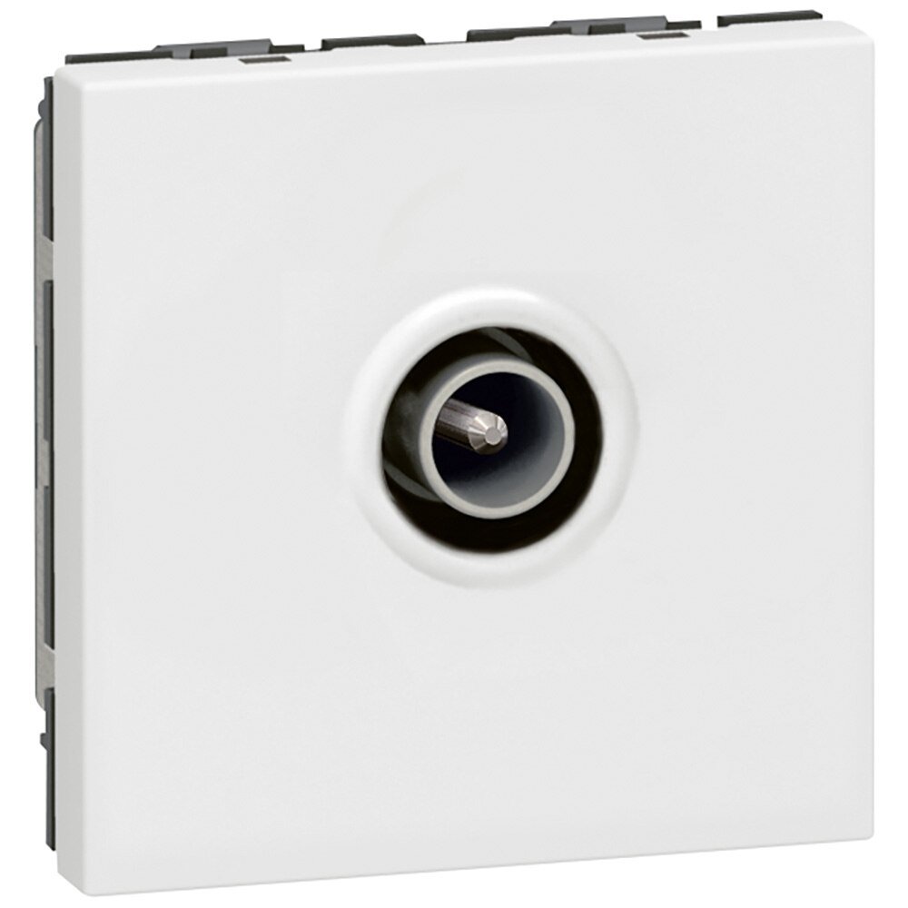 Priză TV Legrand Mosaic 2 module, Alb