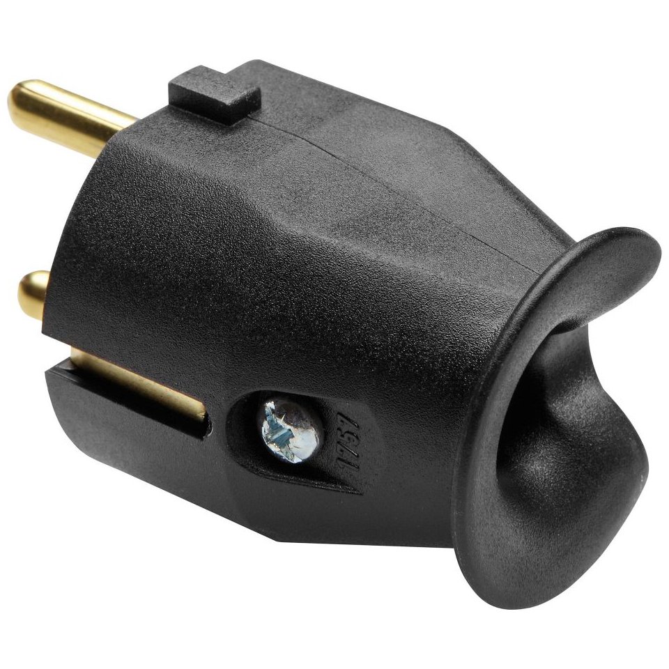 Stecher Negru Gewiss 16A 2P+E, 250V