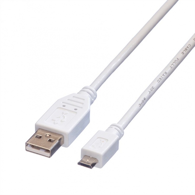Cablu USB 2.0 A-Micro 3m Value, Transfer Rapid