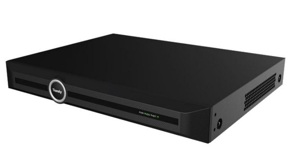 NVR 32 canale Tiandy, 16MP, 160Mbps, 2 x SATA 10TB, HDMI 4K, S+265, ONVIF, 1x RJ45 1000Mbps, 2x USB, TC-R3232 2HC