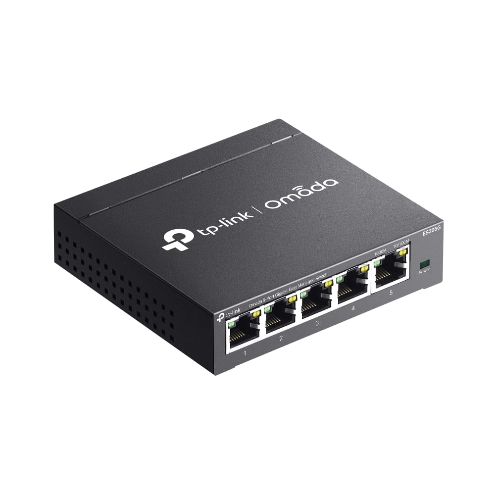 Switch TP-LINK Omada ES205G 5 Porturi Gigabit Easy Managed - imagine 9