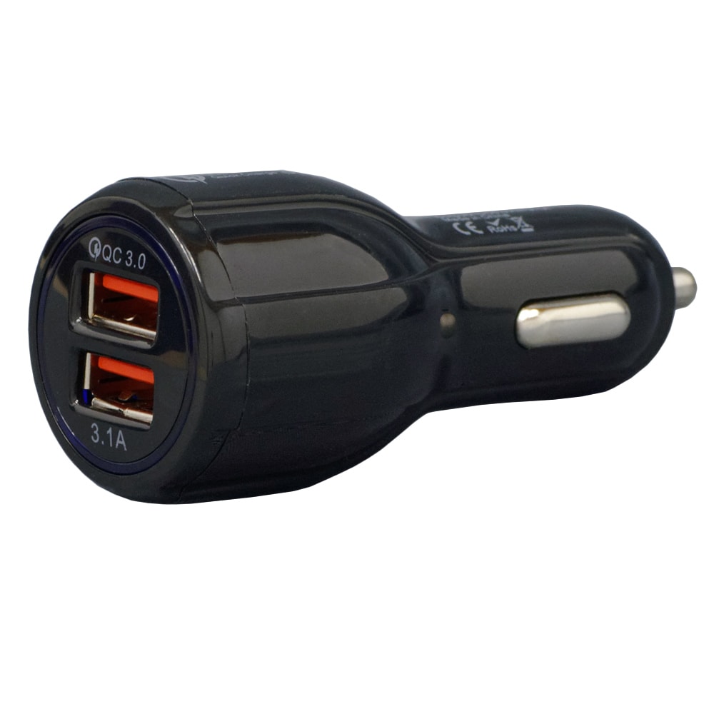 Alimentator Auto SPACER QC3.0 2xUSB 18W - Încărcare Rapidă