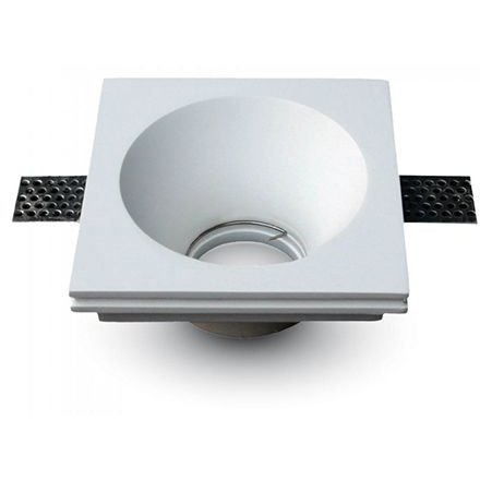 Corp spot GU10 pătrat alb V-TAC