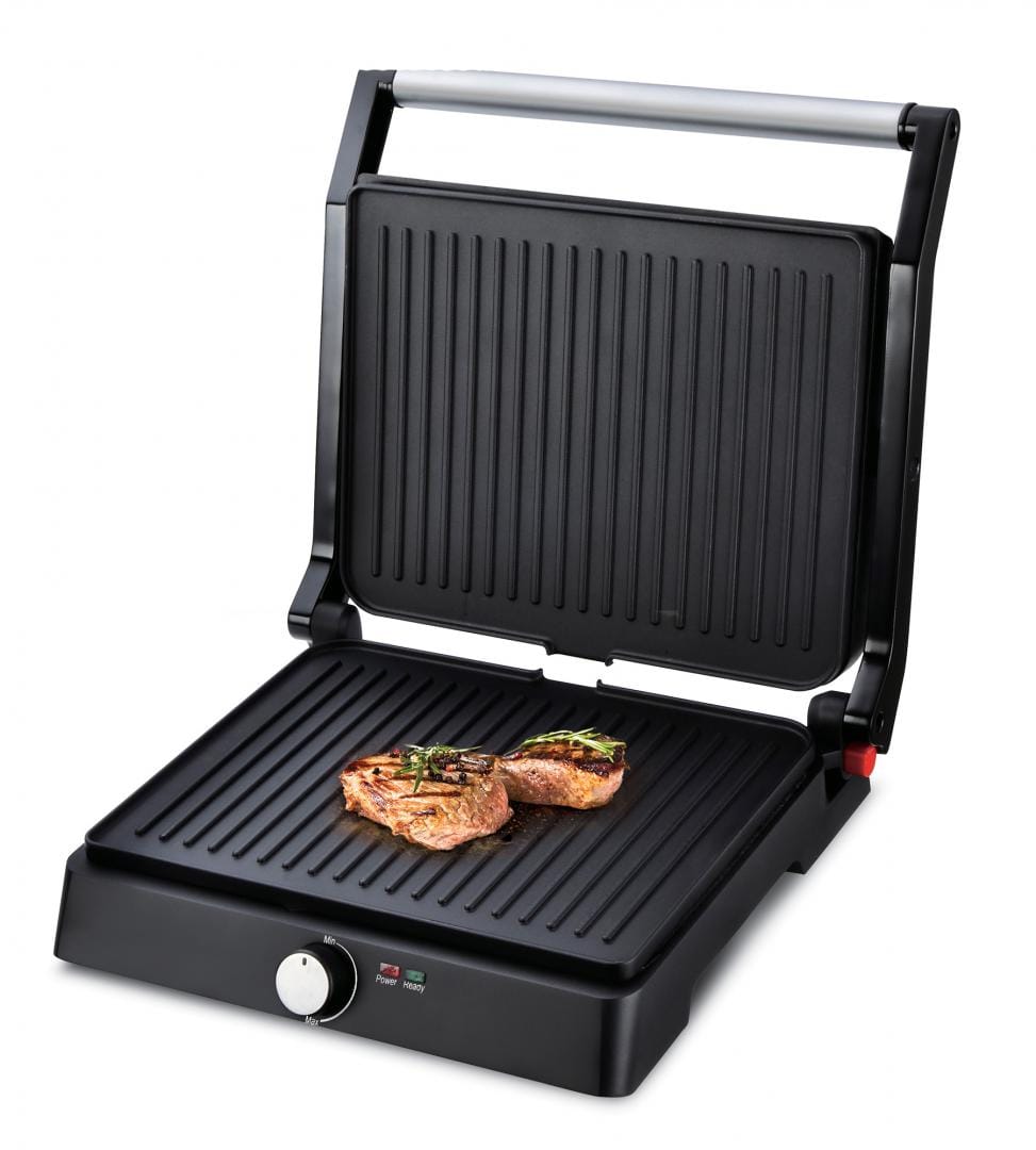 Grill Electric Heinner 2000W - Placi Non-Stick 29x23 cm - imagine 4