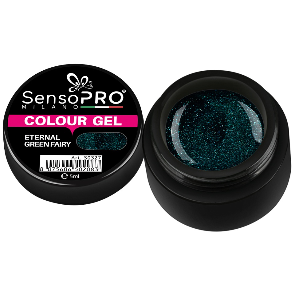 Gel UV Colorat Eternal Green Fairy 5ml SensoPRO