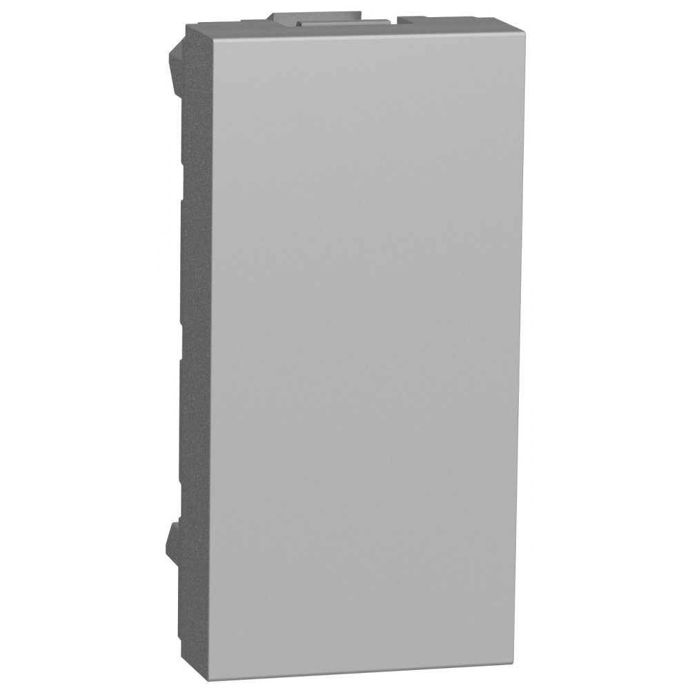 Tasta Falsă Schneider Noua Unica, 1 Modul, Aluminiu