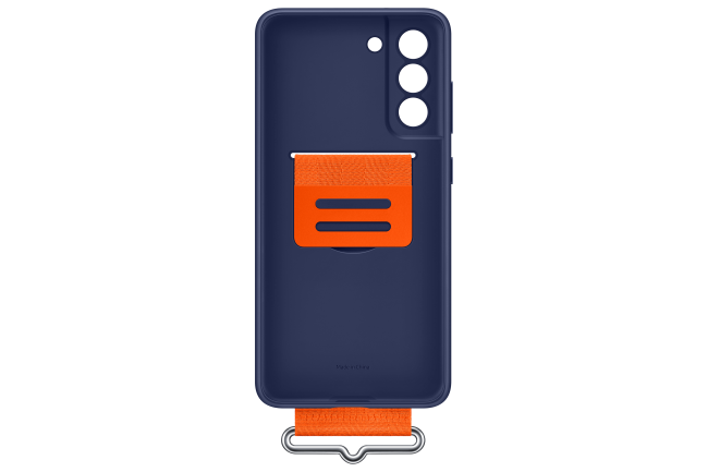 Husă Samsung Galaxy S21 FE Silicone cu curea Navy
