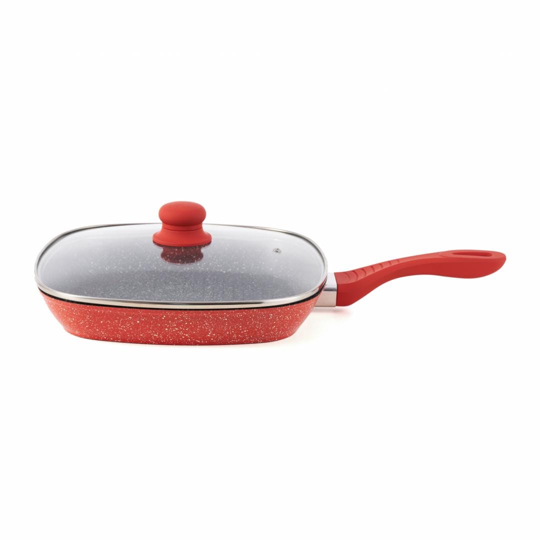 Tigaie Grill Heinner 28cm Orange Grays - Cu Capac Inclus - imagine 7