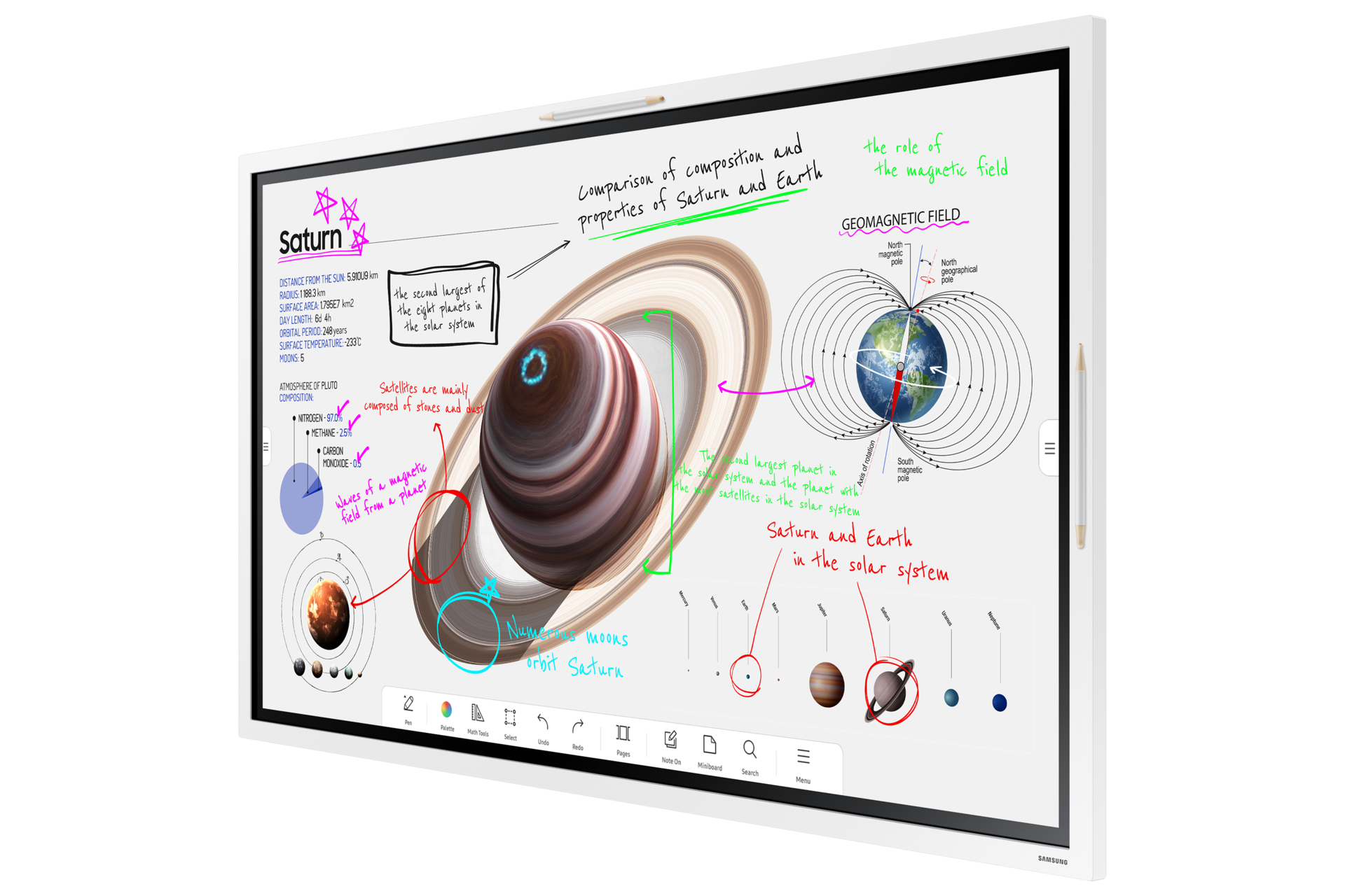 Tablă Interactivă Samsung Flip Pro WM55B 55" 4K Touch - imagine 5