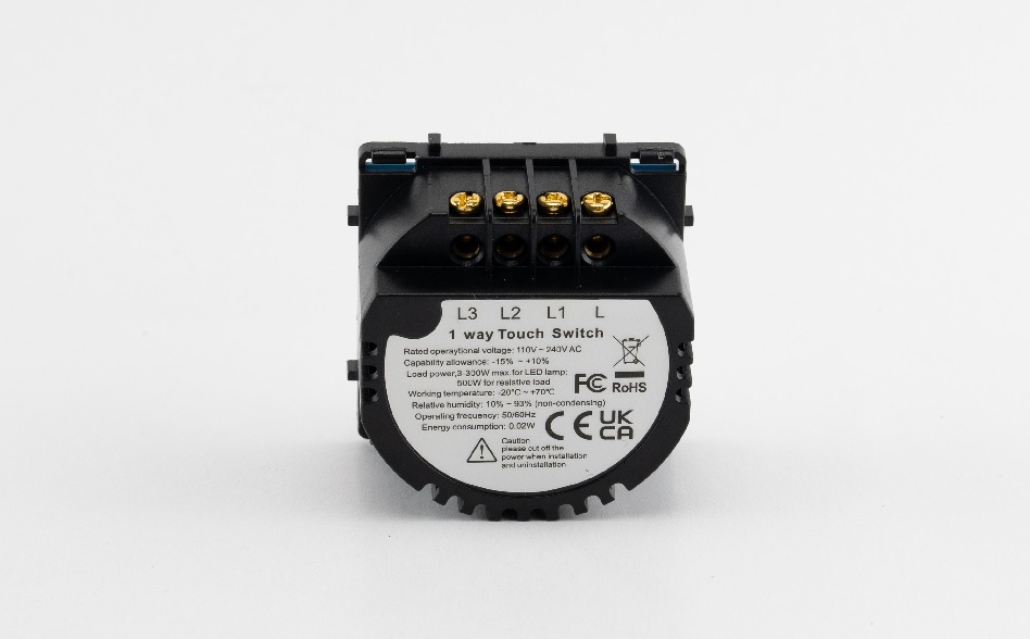 Modul Intrerupator Triplu Touch Luxion, Sticla - imagine 7