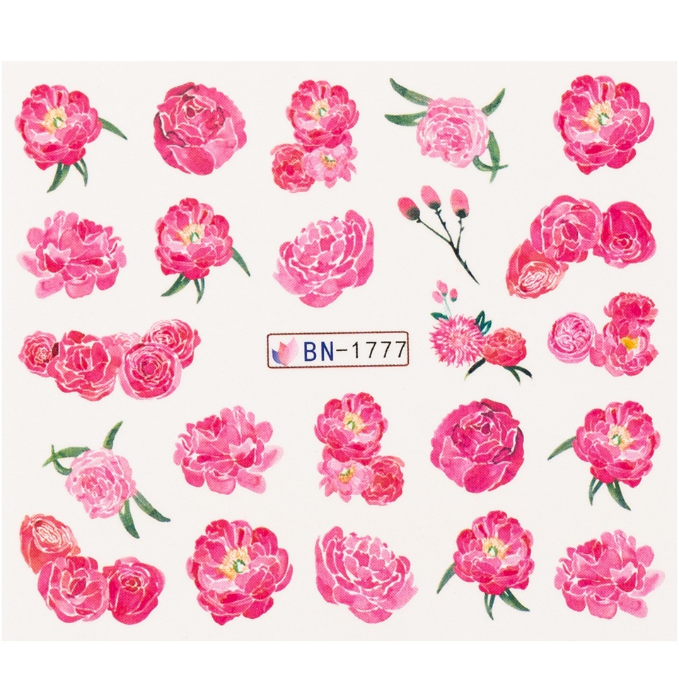 Tatuaj Unghii LUXORISE Flower Dress BN-1777