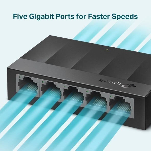 Switch TP-LINK LS1005G 5 Porturi Gigabit - Extinde Rețeaua - imagine 4