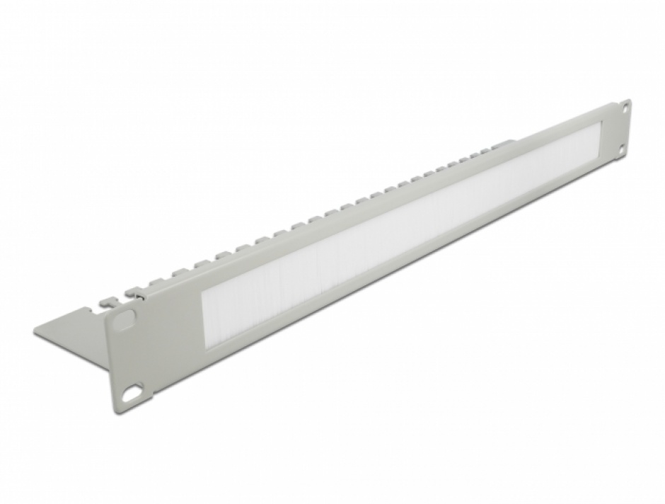 Organizator Cabluri 19" 1U Delock Gri