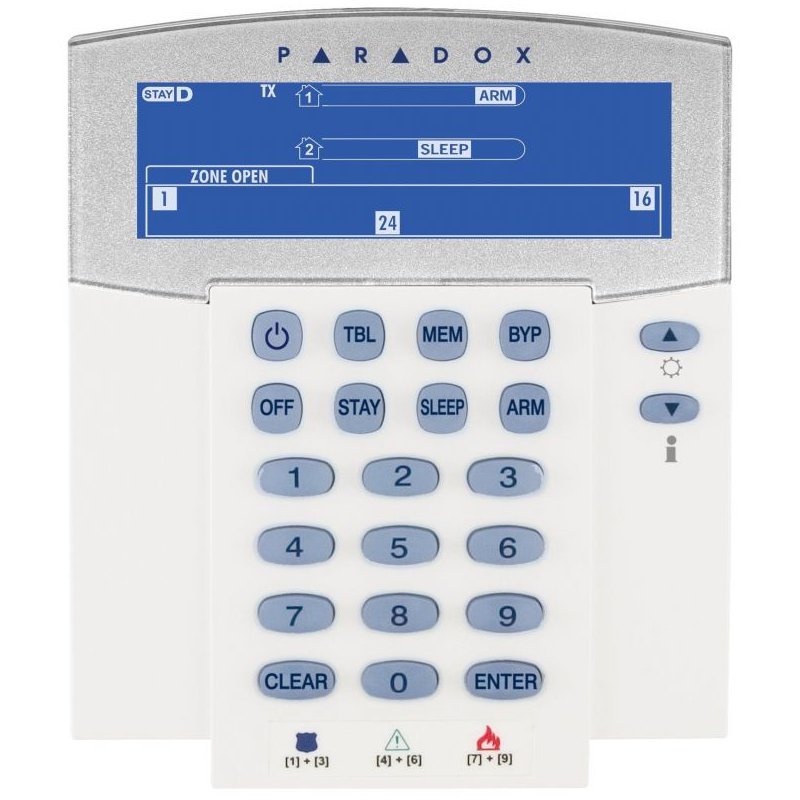 Tastatură Wireless Paradox K38, 32 Zone, LCD