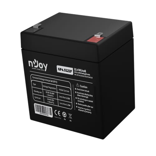 Acumulator NJOY GP4.5121F 12V VRLA - Fără Întreținere - imagine 4