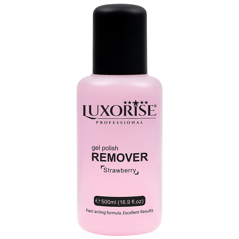 Remover Soak-Off Luxorise Strawberry, 500ml