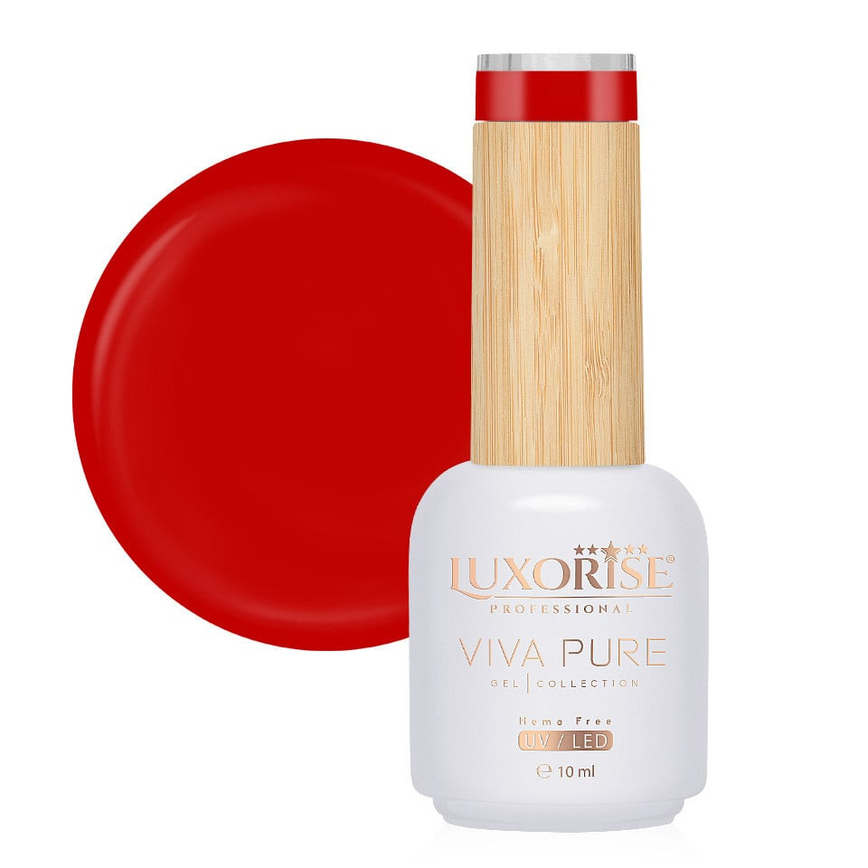 Oja Semipermanenta Hema Free Luxorise Spicy Red 10ml