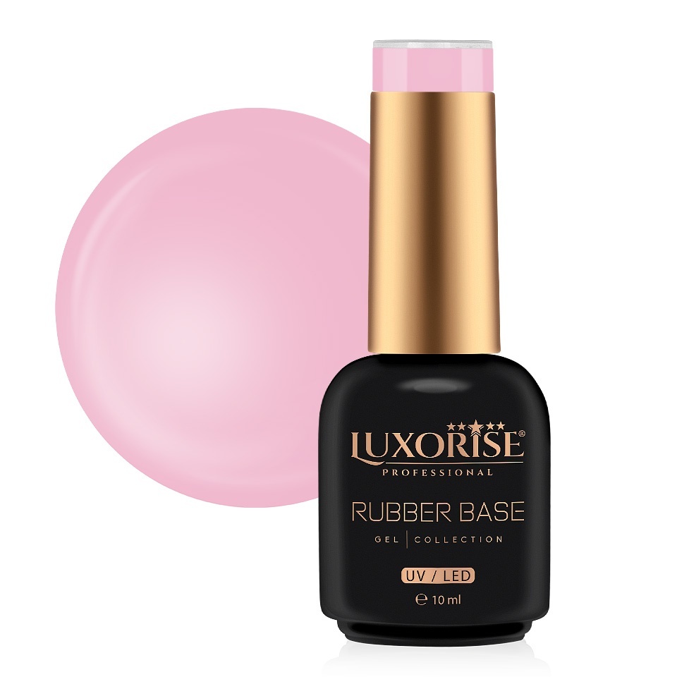 Rubber Base LUXORISE Imperial Rose 10ml - imagine 2