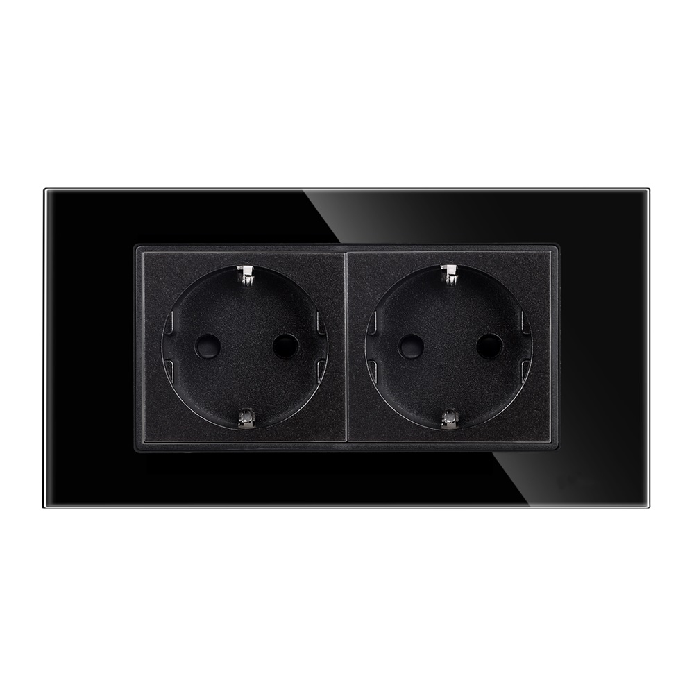 Priza Dubla Sticla Luxion 4M, Design Modern - imagine 6