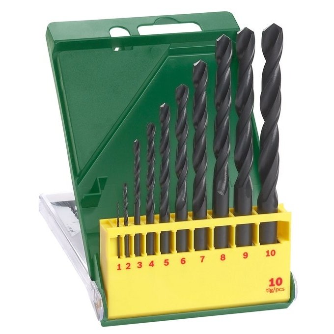 Set 10 burghie HSS-R Bosch 1-10 mm