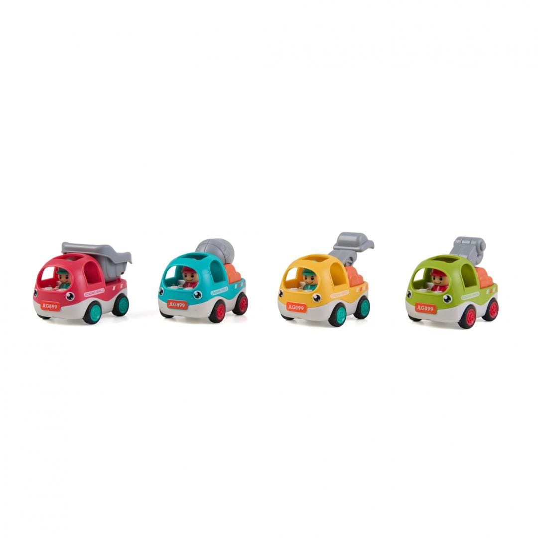 Mășinuță Mini Pull Back Momki - Jucărie cu Mecanism - imagine 5