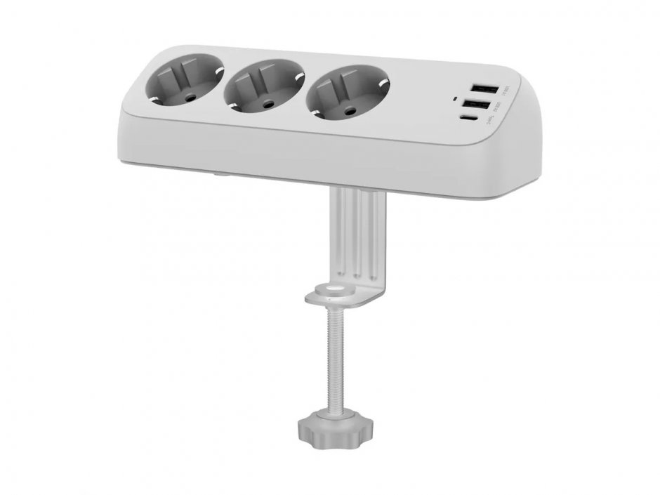 Prelungitor Value 3 Prize + USB-C 30W, Clema Birou, 1.5m