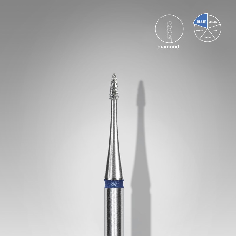 Freză diamant Staleks Expert flacară medie 1 mm