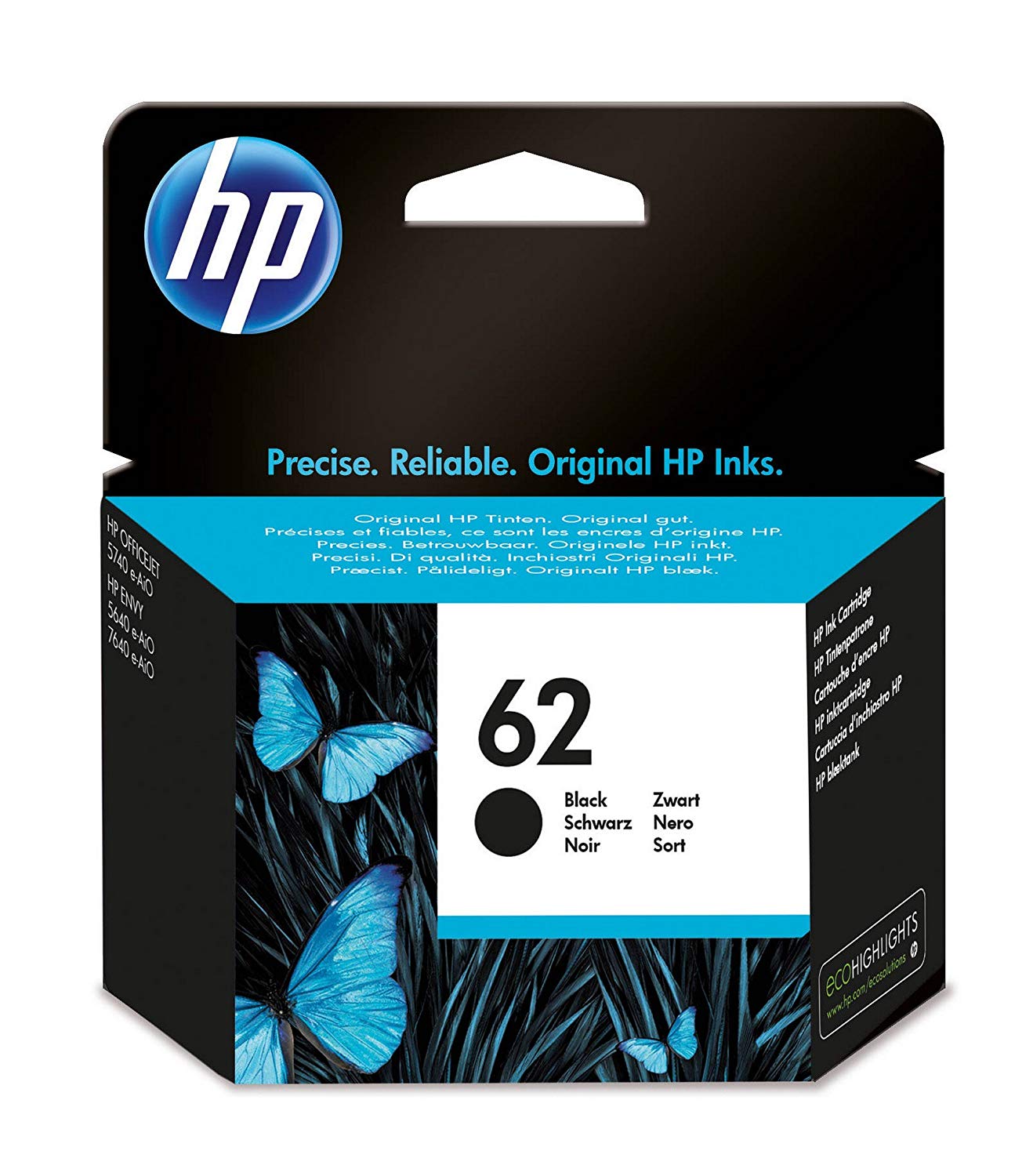 Cartus Original HP 62 Negru C2P04AE - Calitate Superioara