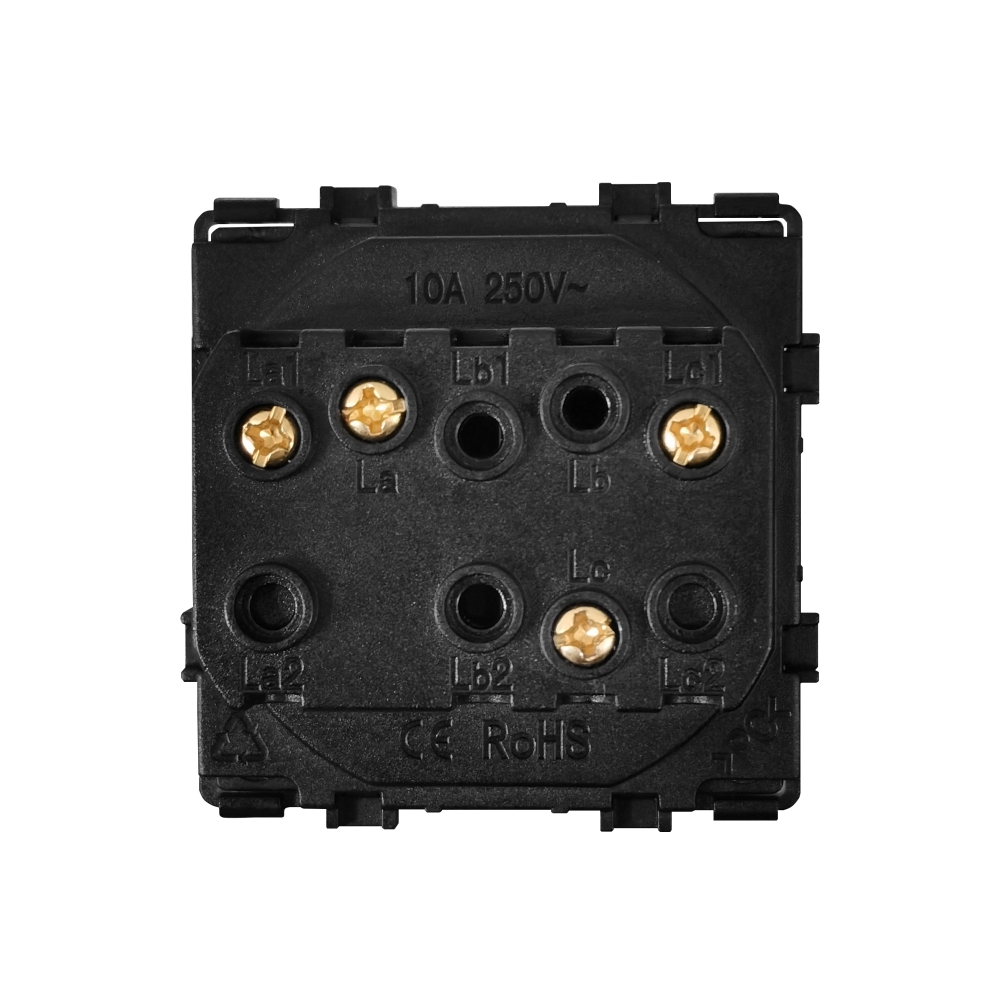 Modul Intrerupator Dublu Mecanic Luxion cu Reset - imagine 4