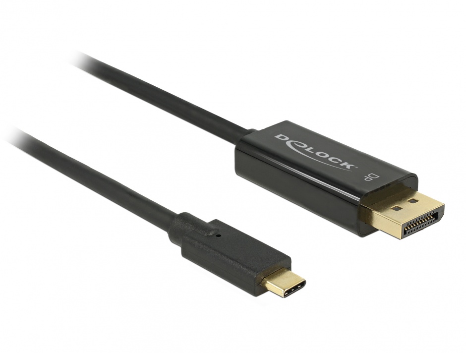 Cablu USB-C la DisplayPort Delock, 4K 60Hz, 3m